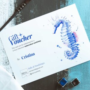 Intensive watercolour workshop gift voucher