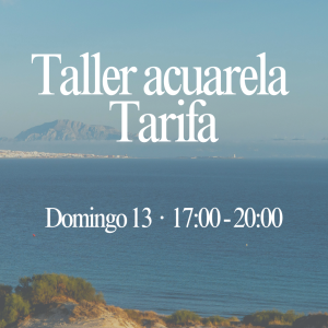 Watercolour Workshop in Tarifa 13 September 2026