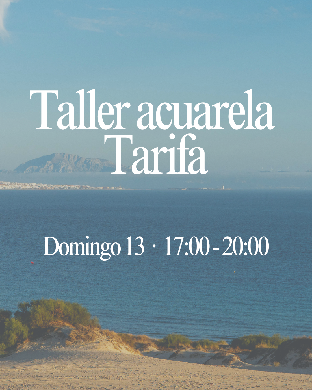 Watercolour Workshop in Tarifa 13 September 2026